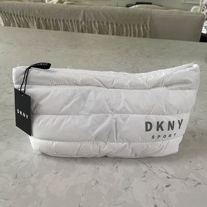 NEW Bag Clutch Style DKNY Sport White Puffer Style Casual